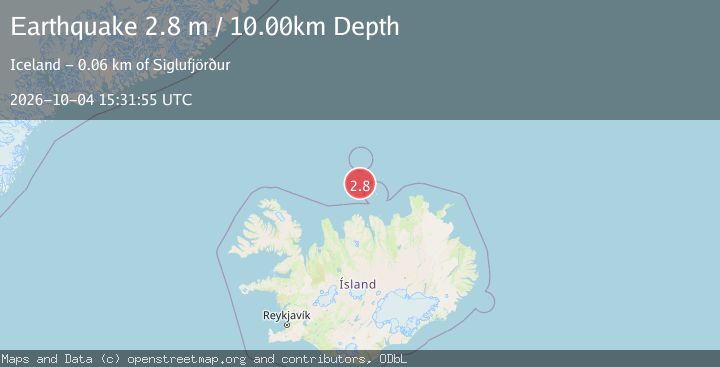 Map of ICELAND REGION
