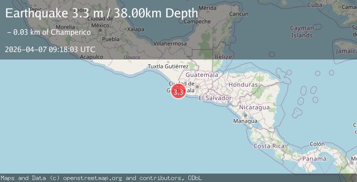 Map of OFFSHORE GUATEMALA