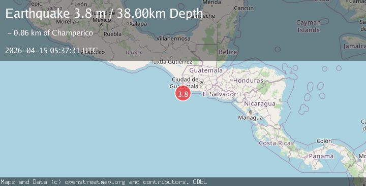 Map of OFFSHORE GUATEMALA