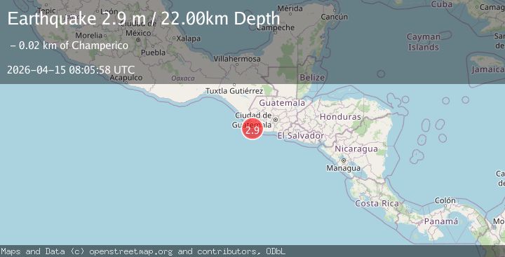 Map of OFFSHORE GUATEMALA
