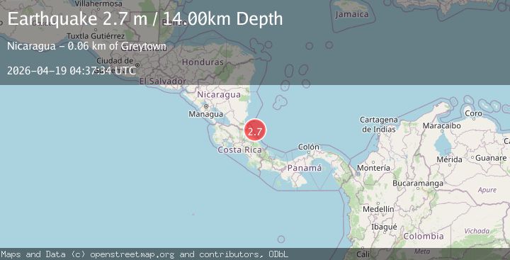 Map of COSTA RICA