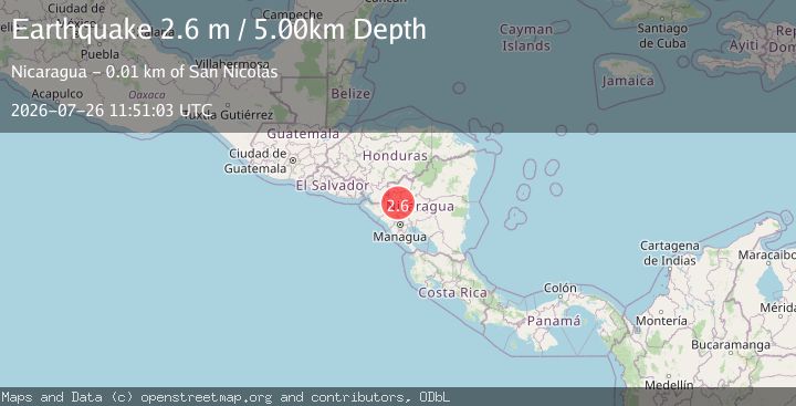 Map of NICARAGUA