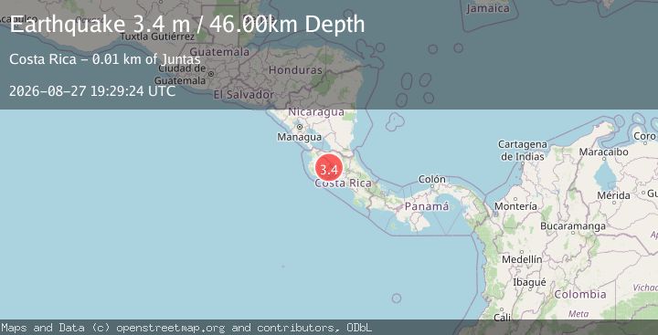Map of COSTA RICA