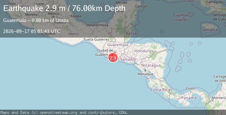Map of GUATEMALA
