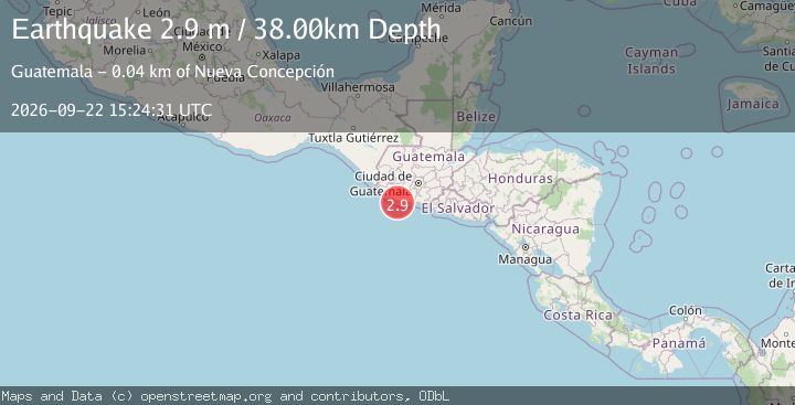 Map of OFFSHORE GUATEMALA