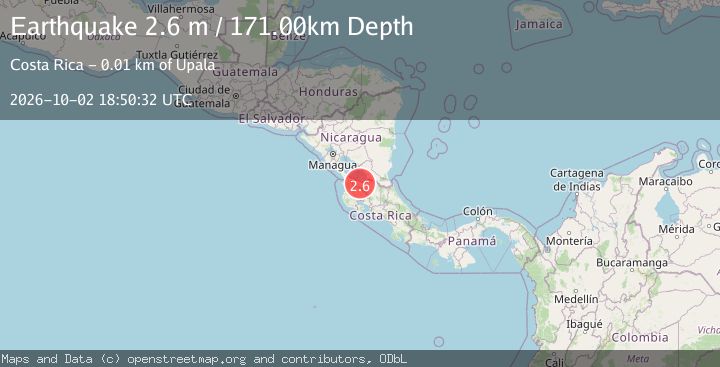 Map of COSTA RICA