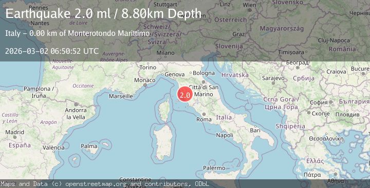 Map of CENTRAL ITALY