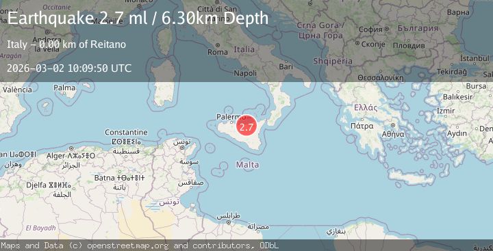 Map of SICILY, ITALY