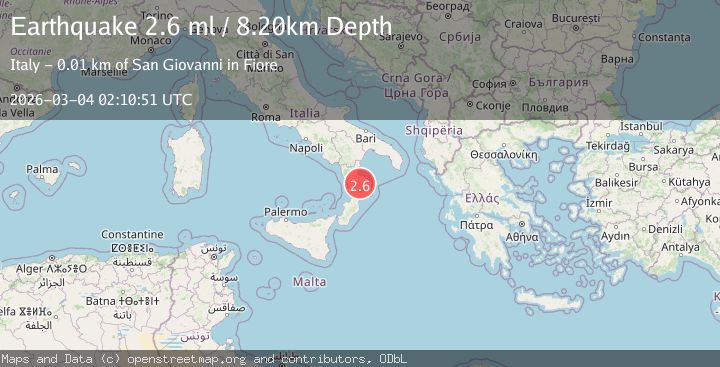 Map of SOUTHERN ITALY