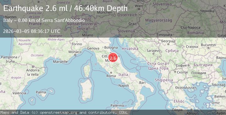 Map of CENTRAL ITALY