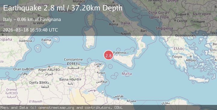Map of SICILY, ITALY