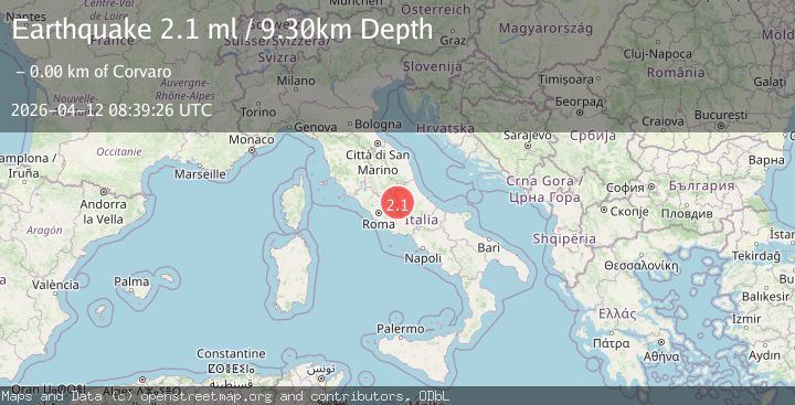 Map of CENTRAL ITALY