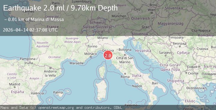 Map of LIGURIAN SEA