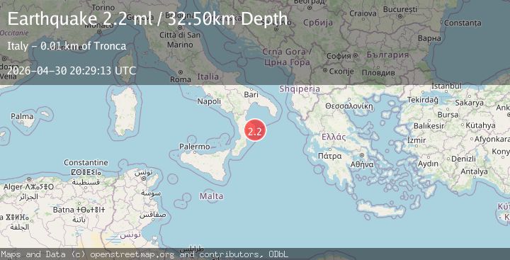 Map of SOUTHERN ITALY