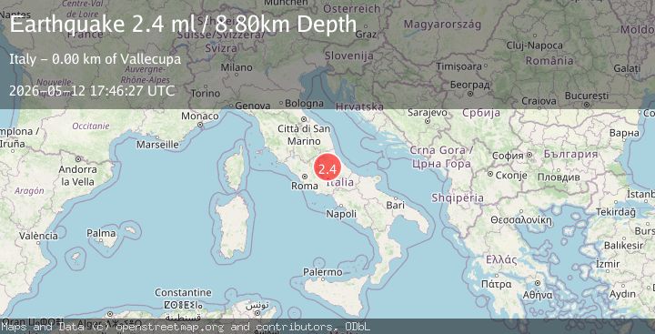 Map of CENTRAL ITALY