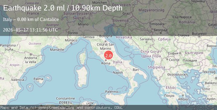 Map of CENTRAL ITALY