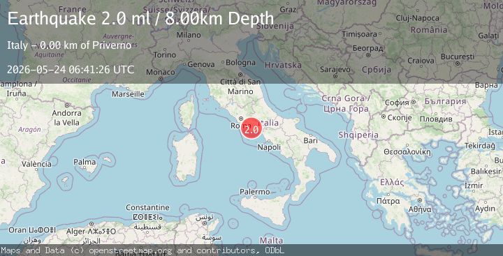 Map of SOUTHERN ITALY