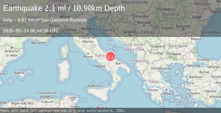 Map of SOUTHERN ITALY