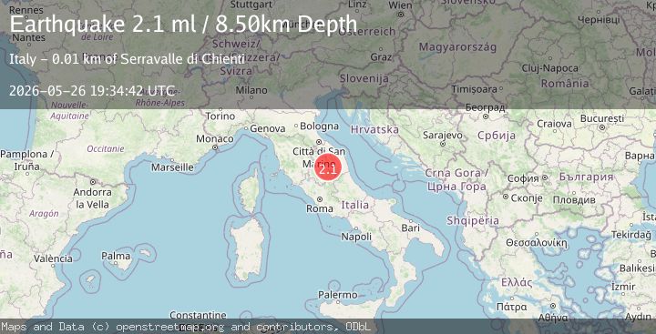 Map of CENTRAL ITALY