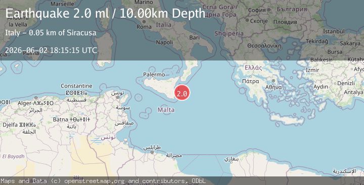 Map of SICILY, ITALY
