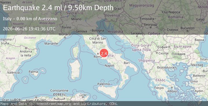 Map of CENTRAL ITALY