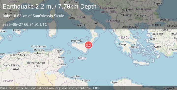 Map of SICILY, ITALY