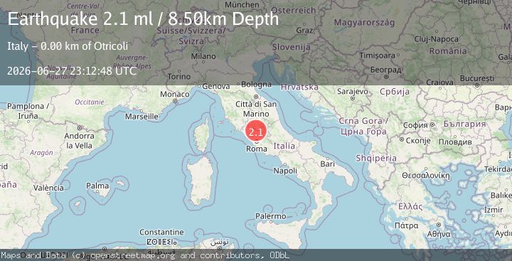 Map of CENTRAL ITALY