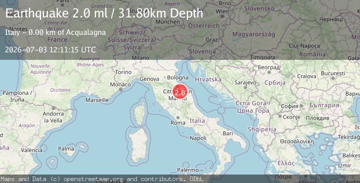 Map of CENTRAL ITALY