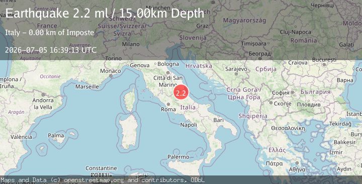Map of CENTRAL ITALY