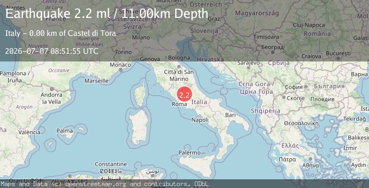 Map of CENTRAL ITALY