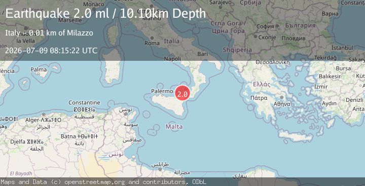 Map of SICILY, ITALY