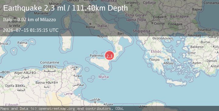 Map of SICILY, ITALY