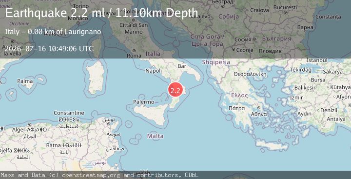 Map of SOUTHERN ITALY