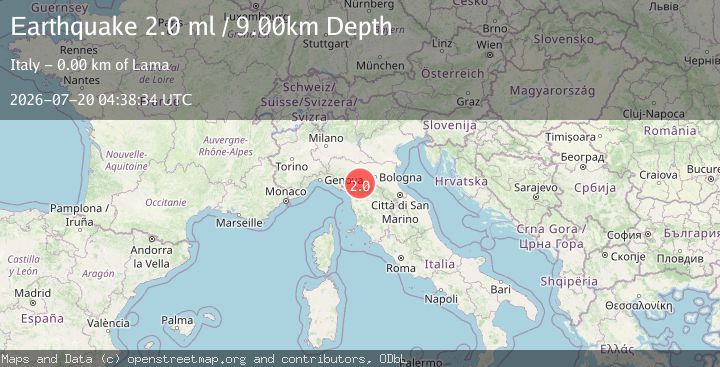 Map of NORTHERN ITALY