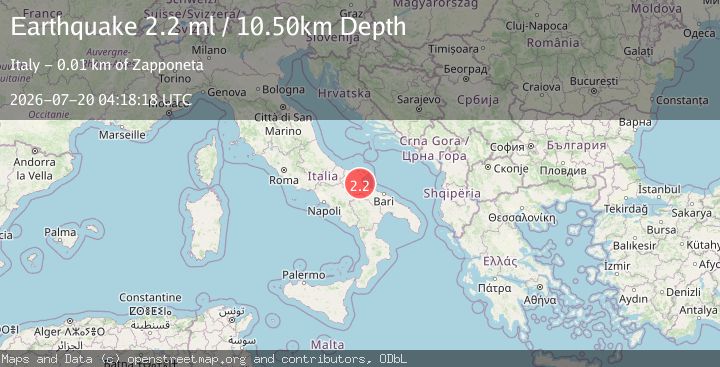 Map of SOUTHERN ITALY