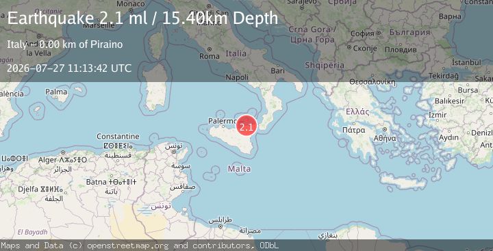 Map of SICILY, ITALY