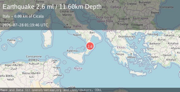 Map of SOUTHERN ITALY