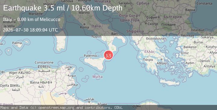 Map of SOUTHERN ITALY