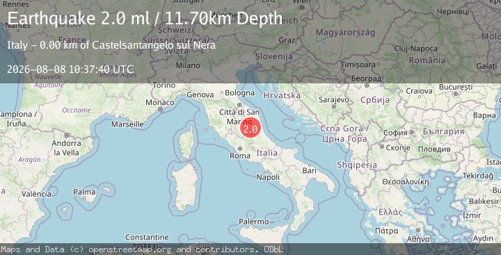 Map of CENTRAL ITALY