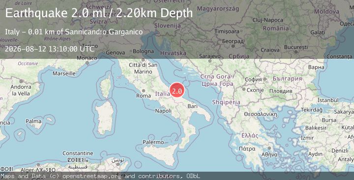 Map of SOUTHERN ITALY