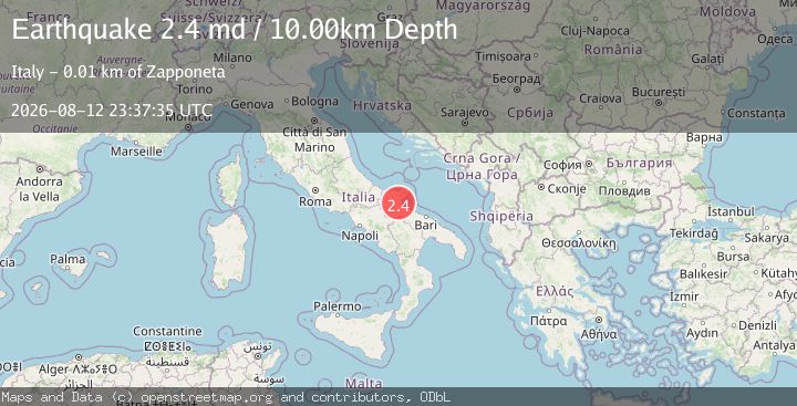 Map of SOUTHERN ITALY