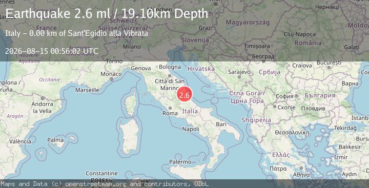 Map of CENTRAL ITALY