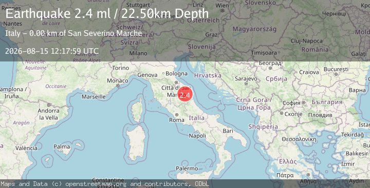 Map of CENTRAL ITALY