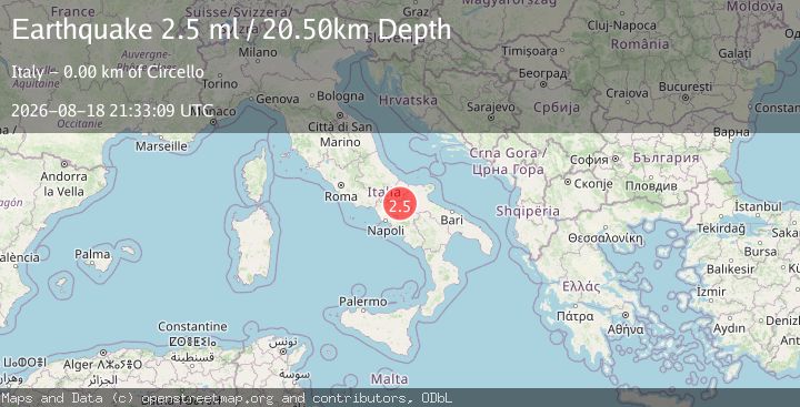 Map of SOUTHERN ITALY