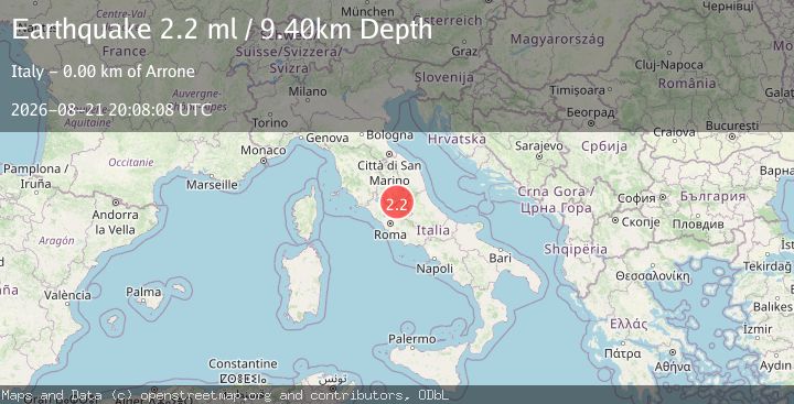 Map of CENTRAL ITALY