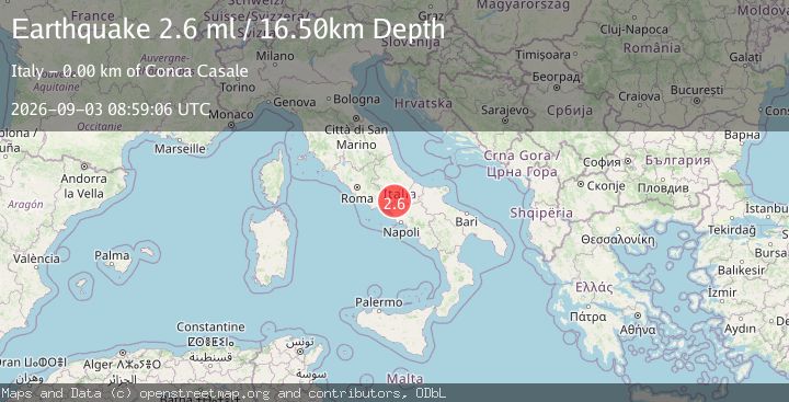 Map of SOUTHERN ITALY