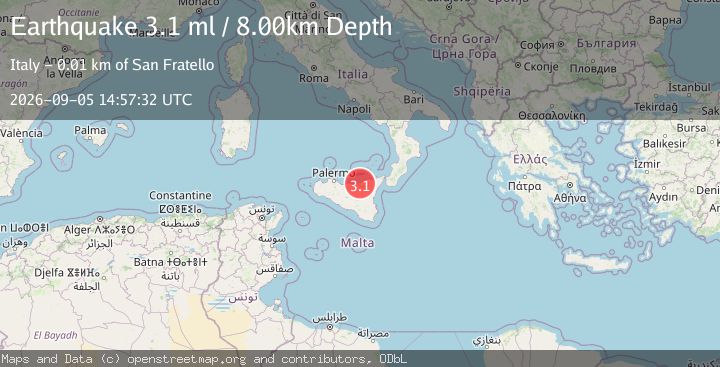 Map of SICILY, ITALY