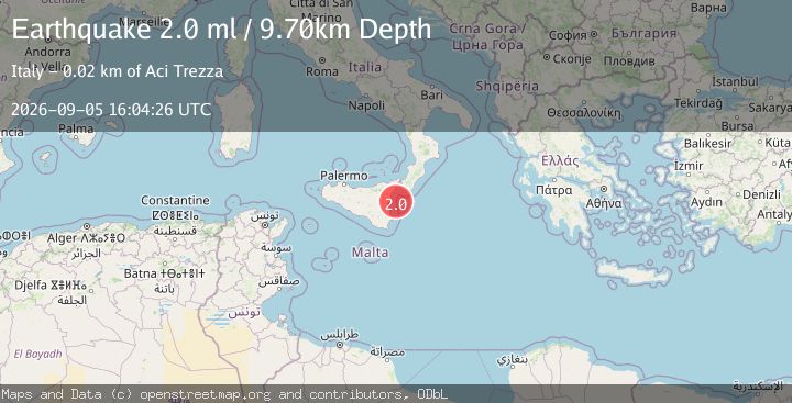 Map of SICILY, ITALY
