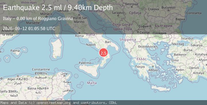Map of SOUTHERN ITALY