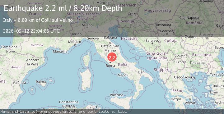 Map of CENTRAL ITALY